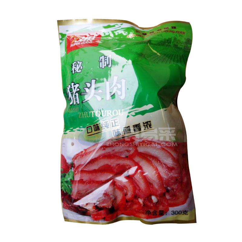 双根秘制猪头肉300g